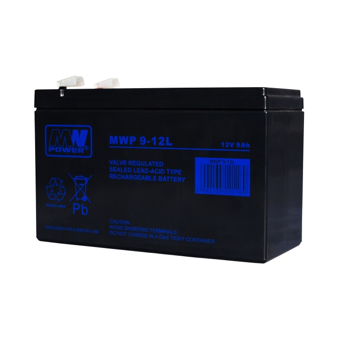 MPL Power Elektro Επαναφορτιζόμενη Μπαταρία Μολύβδου - MWP 9-12L /12V/9Ah AGM Μπαταρίες Μολύβδου Onetrade MPL Power Elektro Επαναφορτιζόμενη Μπαταρία Μολύβδου - MWP 9-12L /12V/9Ah AGM Μπαταρίες Μολύβδου Onetrade